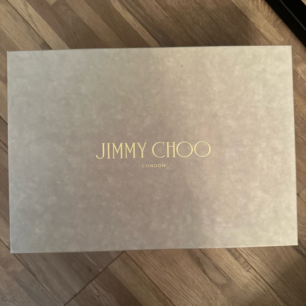 Jimmy Choo Romy 85 Navy/Silver - Picture 2 of 7